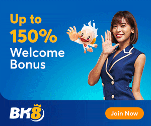 BK8 150% First Deposit Bonus